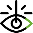 picto operation laser vert