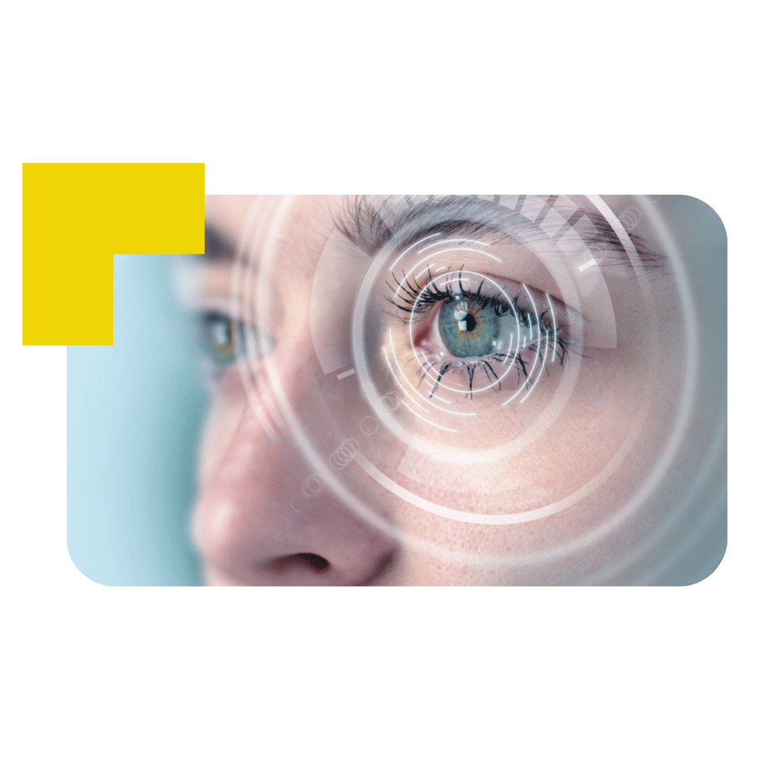 Personne qui a pris soin de ses yeux